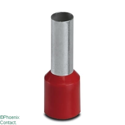 Ferrule 10mm Red Insulated (Pkt100)