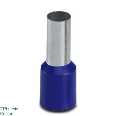 Ferrule 16mm Blue Insulated (Pkt100)