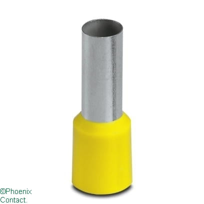 Ferrule 25mm Yellow Ai (Pkt100)