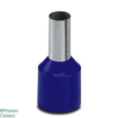 Twin Ferrule 16mm Blue Ai-Xl (Pkt100)
