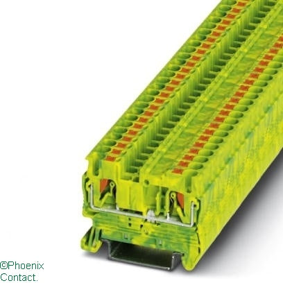 PT 2.5-PE Terminal Earth 2.5mm Push In Green-Yellow