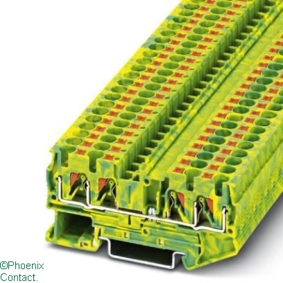 PT 4-QUATTRO-PE Terminal Earth 4mm In Green-Yellow