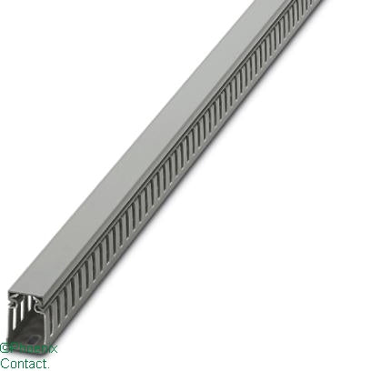CD Cable Trunking 25 x 40mm Narrow Open Slot Grey