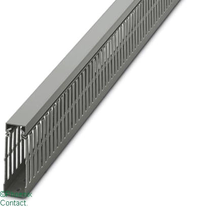 CD Cable Trunking 25 x 80mm Narrow Open Slot Grey