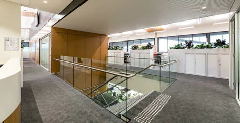 Pierlite lighting in a commercial building
