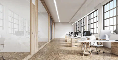 Philips professional lighting in a bright commercial interior
