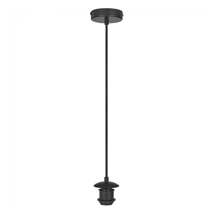 Morrison Pendant Cord Set  E27 40mm Mount Black