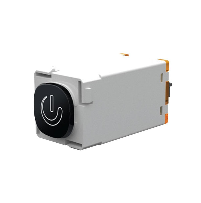 Dimmer Mech Push Button 300W Black