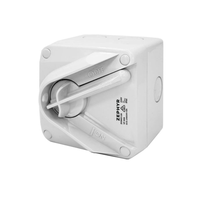 Mini Isolator Switch 20A 1P 250V Grey